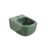 Picture of Era bidet, ceramic, wall hung, seaweed, glossy, 37x53cm
