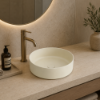 Picture of Shui comfort round basin, ceramic, countertop, linen, matte, 40cm