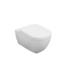 Fotografia e Kapak wc smile, soft close, e bardhe, me shkelqim, 35x53cm.