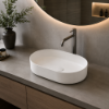 Picture of Shui comfort rectangular, ceramic, countertop, talco, matte, 60x40cm