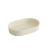 Picture of Shui comfort rectangular basin, ceramic, countertop, linen matte, 60x40cm
