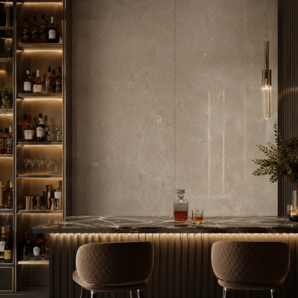 Picture of Floor tile constanza, stone effect, matt, 6mm 120x280cm