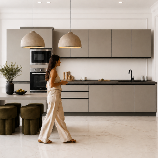 Picture of Kitchen, dalja, sx, fango opaco/fango, 360x240cm